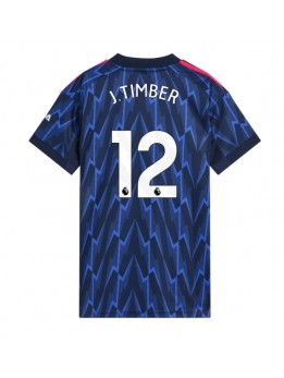 Arsenal Jurrien Timber #12 Zenski Gostujuci Dres 2025-26 Kratak Rukavima